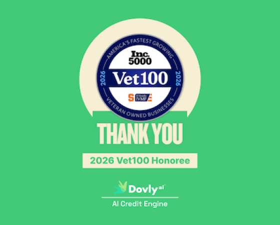 We’re proud to announce that Dovly AI has been named a 2026 hashtag#Vet100 Honoree, recognizing us as one of the fastest-growing veteran-owned businesses in the nation.