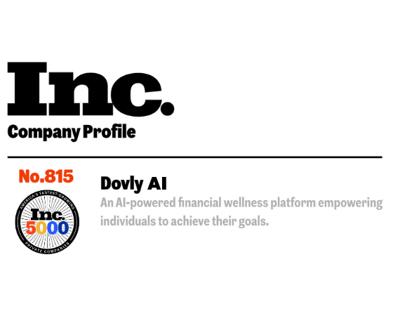 Inc. 5000 list Dovly AI as #815