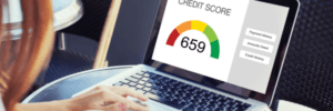 A 659 credit score.
