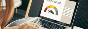 a 686 credit score. 