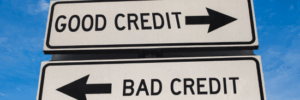 trying to move from bad credit to good credit for a VA loan