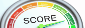 Credit score meter